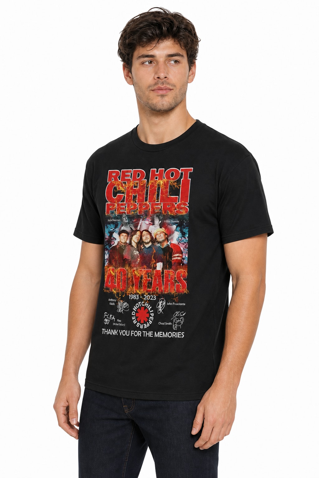 Remera Red Hot Chili Peppers DTM079 - Semi costado