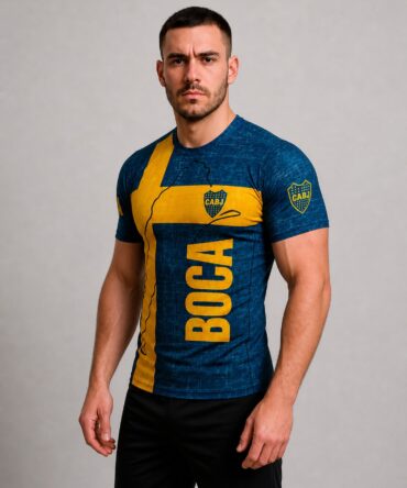 Camiseta Boca Juniors - semi costado