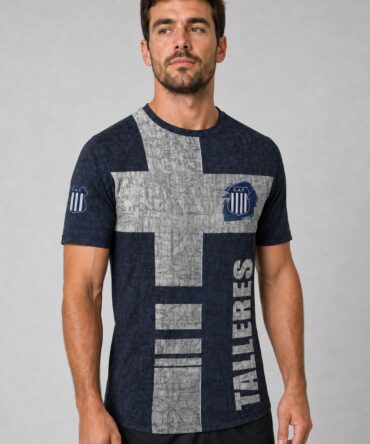 Camiseta Talleres de Córdoba - semi costado con modelo