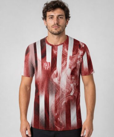 Camiseta Unión de Santa Fe - frente con modelo