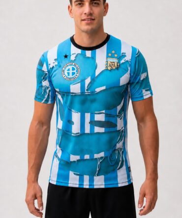 Camiseta Belgrano Argentina - frente con estrella negra