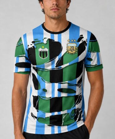Camiseta Nueva Chicago Argentina - frente AFA tres estrellas