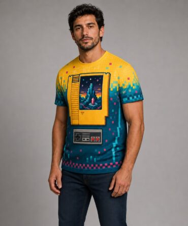 Remera Family Game - 9999999 en 1 — frente, semicostado y dorso v6 cuadrados