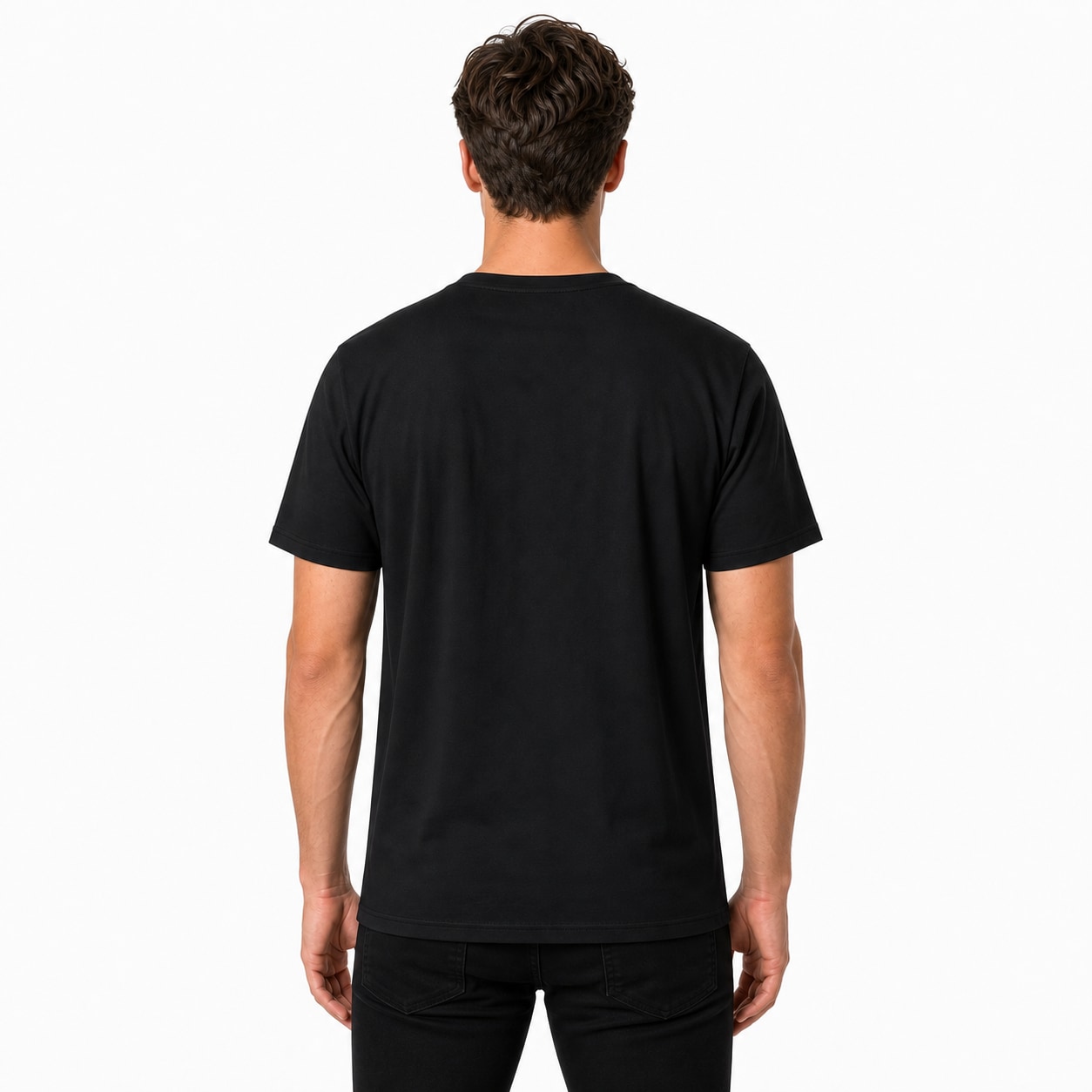 Remera Terminator - dorso con modelo humano