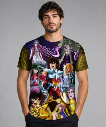 Remera Caballeros Del Zodiaco Saint Seiya