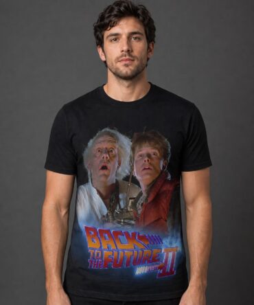 Remera Volver al Futuro Pr043 - frente con modelo