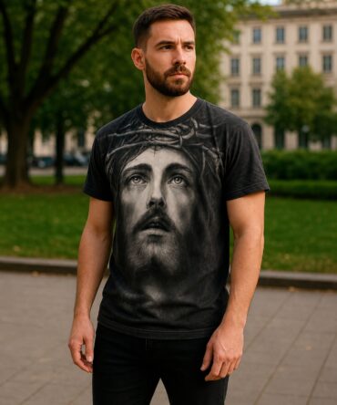 Remera Jesus Pr048 semi costado