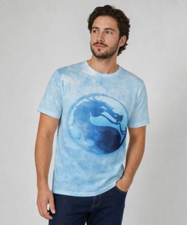 Remera Mortal Kombat Sub Zero Pr063 semi costado