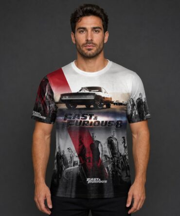 Remera Rapido y Furioso Pr147 - frente con modelo