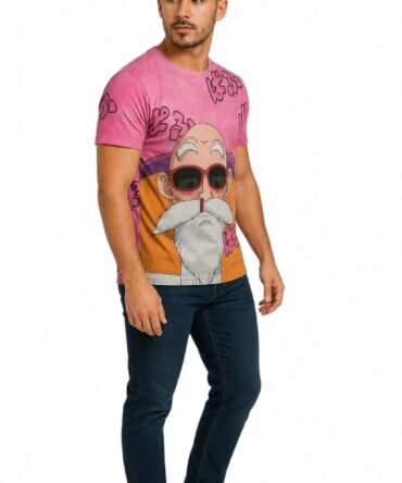 Remera Maestro Roshi Dragon Ball PR202 - Semi costado