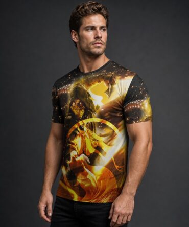 Remera Mortal Kombat 11 Pr263 semi costado