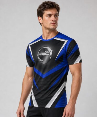 Remera Mortal Kombat Pr345 semi costado