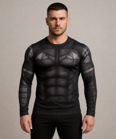 Remera The Batman - frente con modelo humano