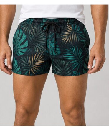 Short de baño Tropical Nocturno Ranwey - detalle