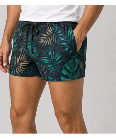 Short de baño Tropical Nocturno Ranwey - detalle
