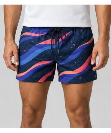 Short de baño Retro Wave Ranwey - detalle