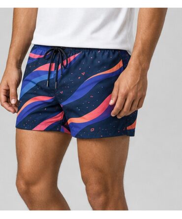 Short de baño Retro Wave Ranwey - detalle