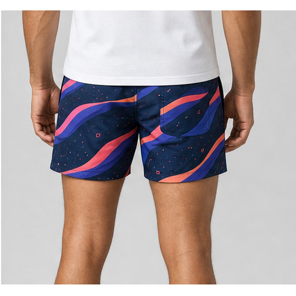 Short de baño Retro Wave Ranwey - detalle