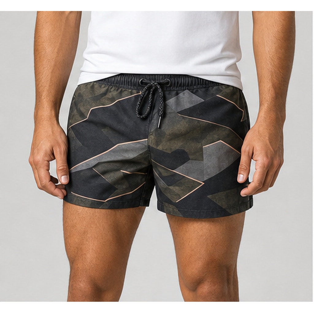 Short de baño Urban Camo Ranwey - detalle