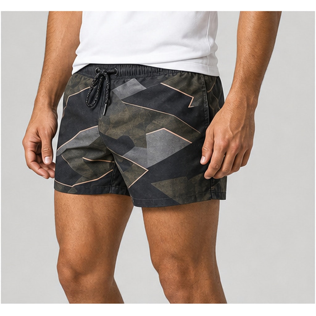 Short de baño Urban Camo Ranwey - detalle