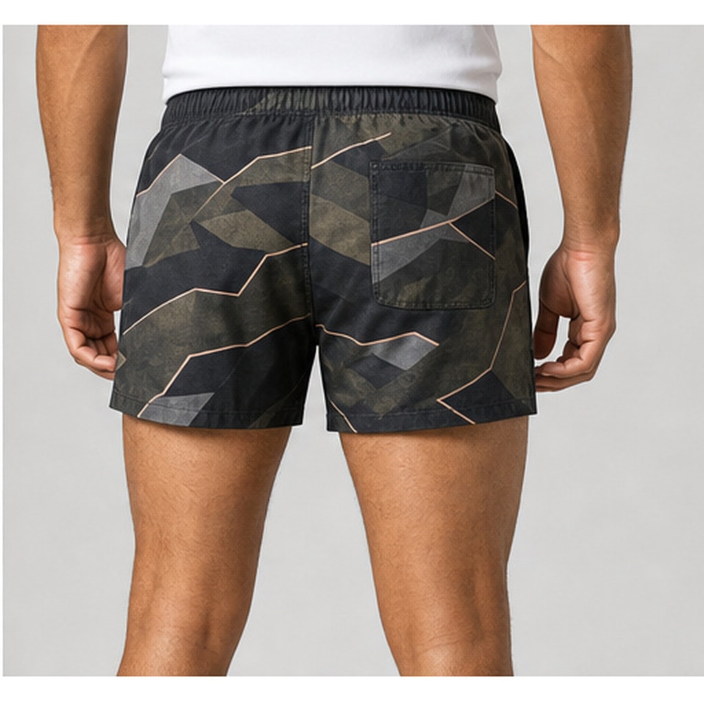 Short de baño Urban Camo Ranwey - detalle