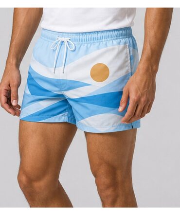 Short de baño Horizonte Celeste Ranwey - detalle