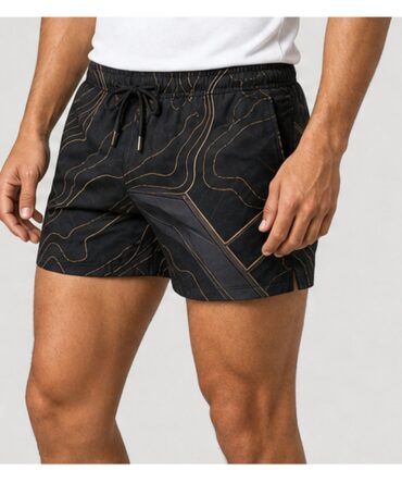 Short de baño Black Gold Topo Ranwey - detalle