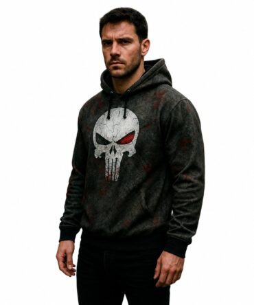 Buzo The Punisher BCPR188 - FOTO 2 semi costado