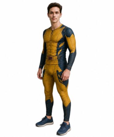 Conjunto deportivo Wolverine - semi costado con modelo humano