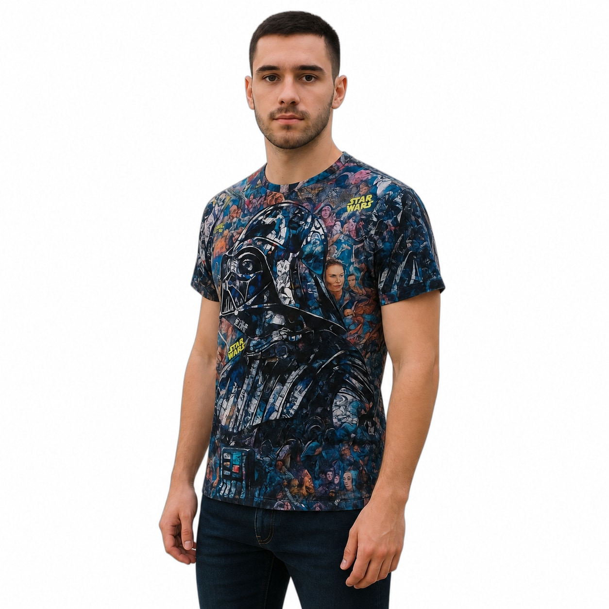 Remera Star Wars CS268 - FOTO 2 semi costado