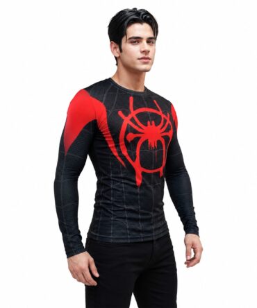 Remera Spiderman Miles Morales PR538 - FOTO 2 semi costado