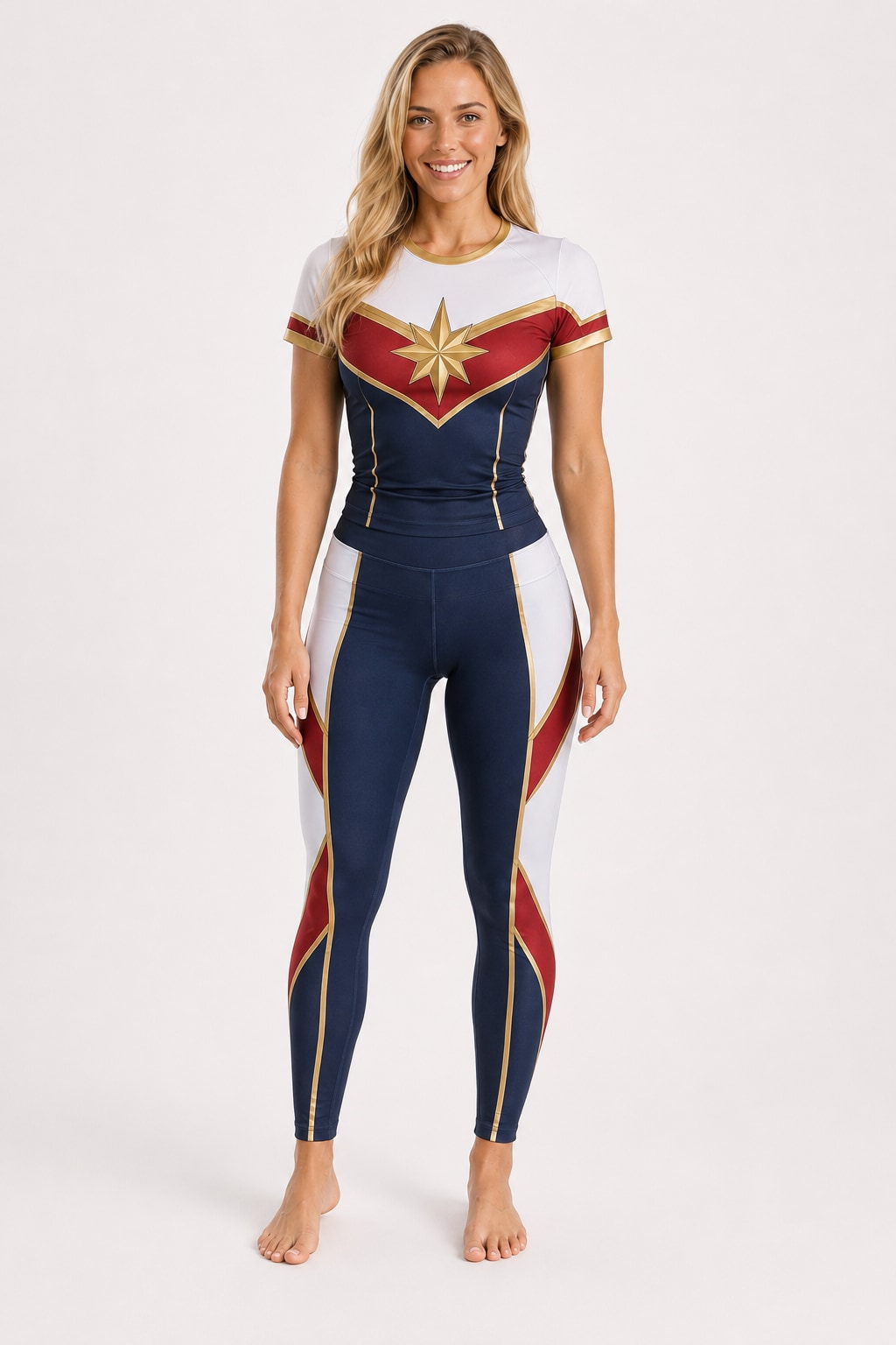 Conjunto Deportivo Capitana Marvel Alternativo