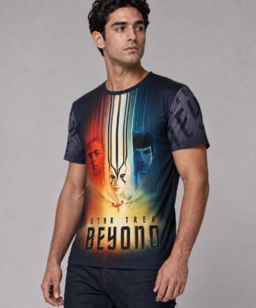 Remera Star Trek Beyond CS357 mockup fiel a la prenda real