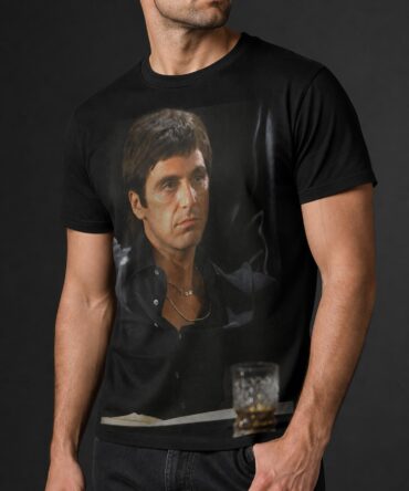 Remera Tony Montana Scarface en modelo - Ranwey