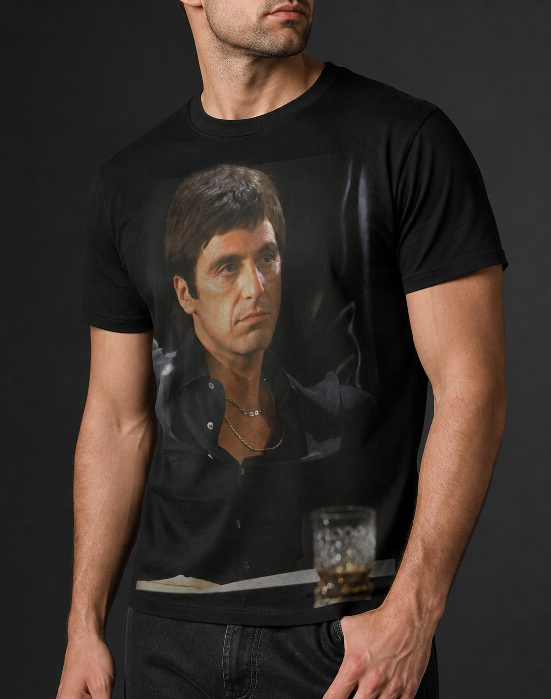 Remera Tony Montana Scarface en modelo - Ranwey