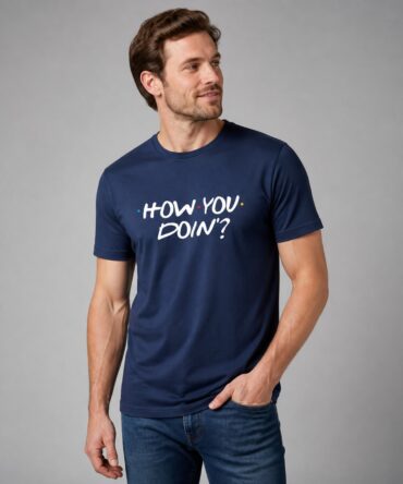 Remera Friends Joey How You Doing en modelo - Ranwey