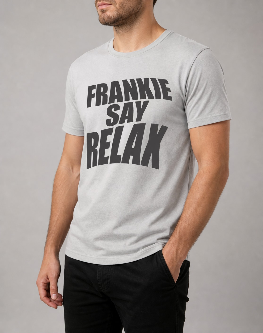 Remera Friends Frankie Say Hello en modelo - Ranwey