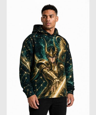 Buzo Saint Seiya semi costado - diseño idéntico al frente