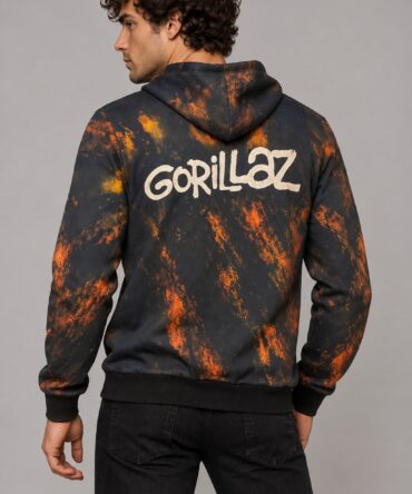 Buzo Gorillaz Clint Eastwood Ranwey, frente y dorso