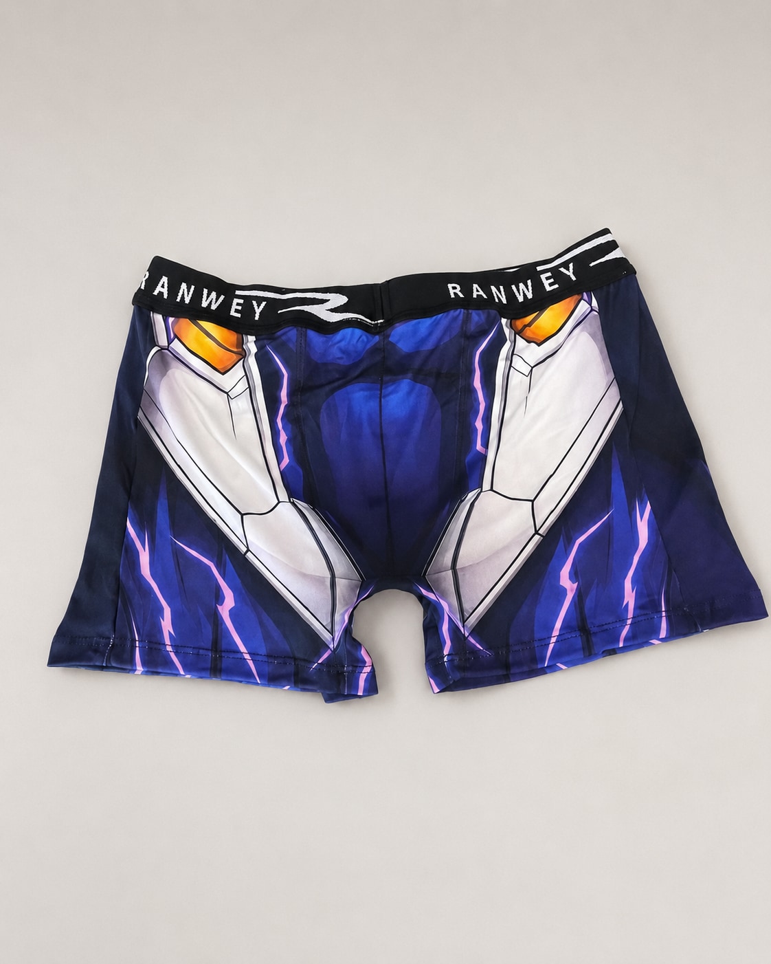 Calzoncillo Boxer Vegeta Armadura Saiyan - foto real lateral y dorso