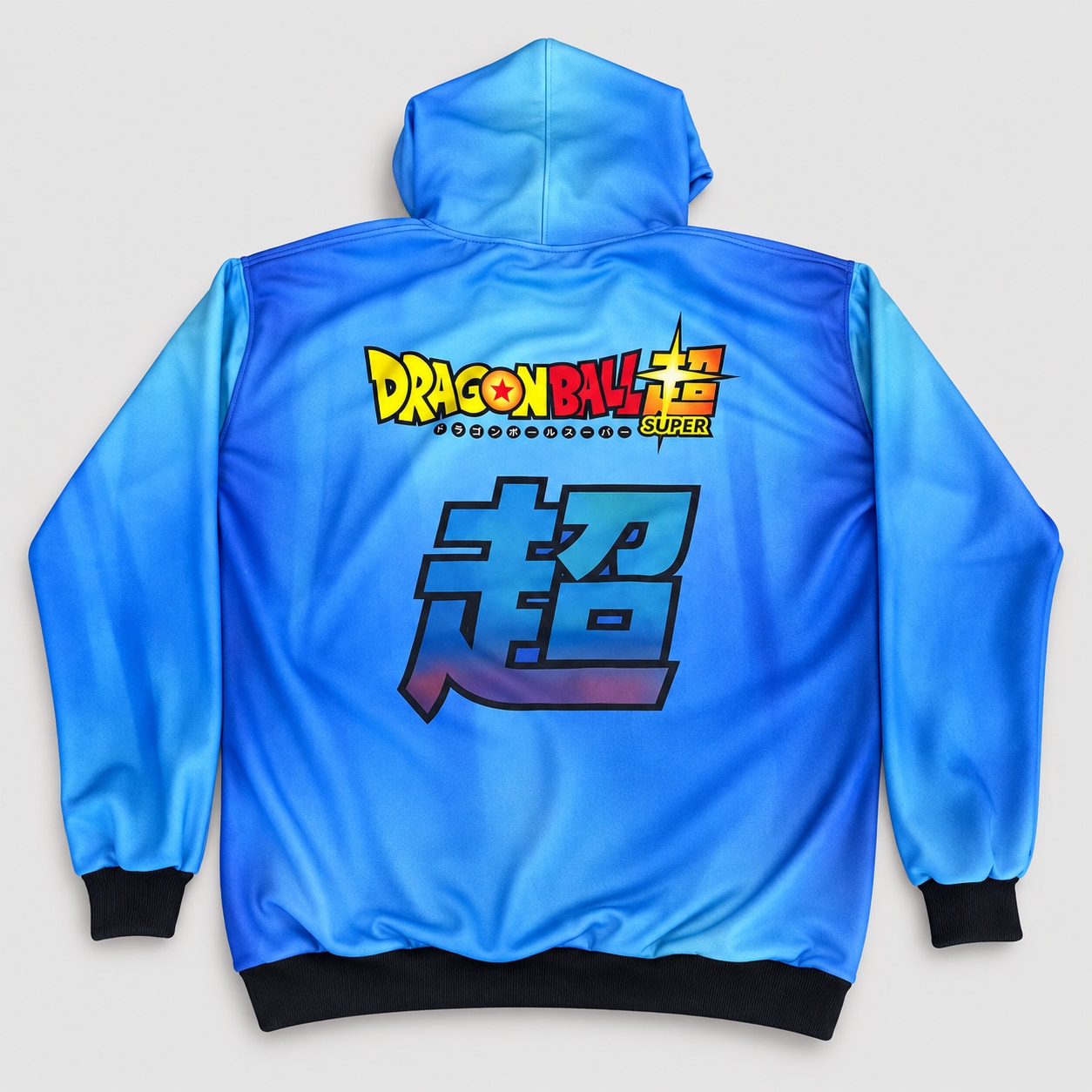 Buzo Dragon Ball Goku Ranwey, vistas frente y dorso