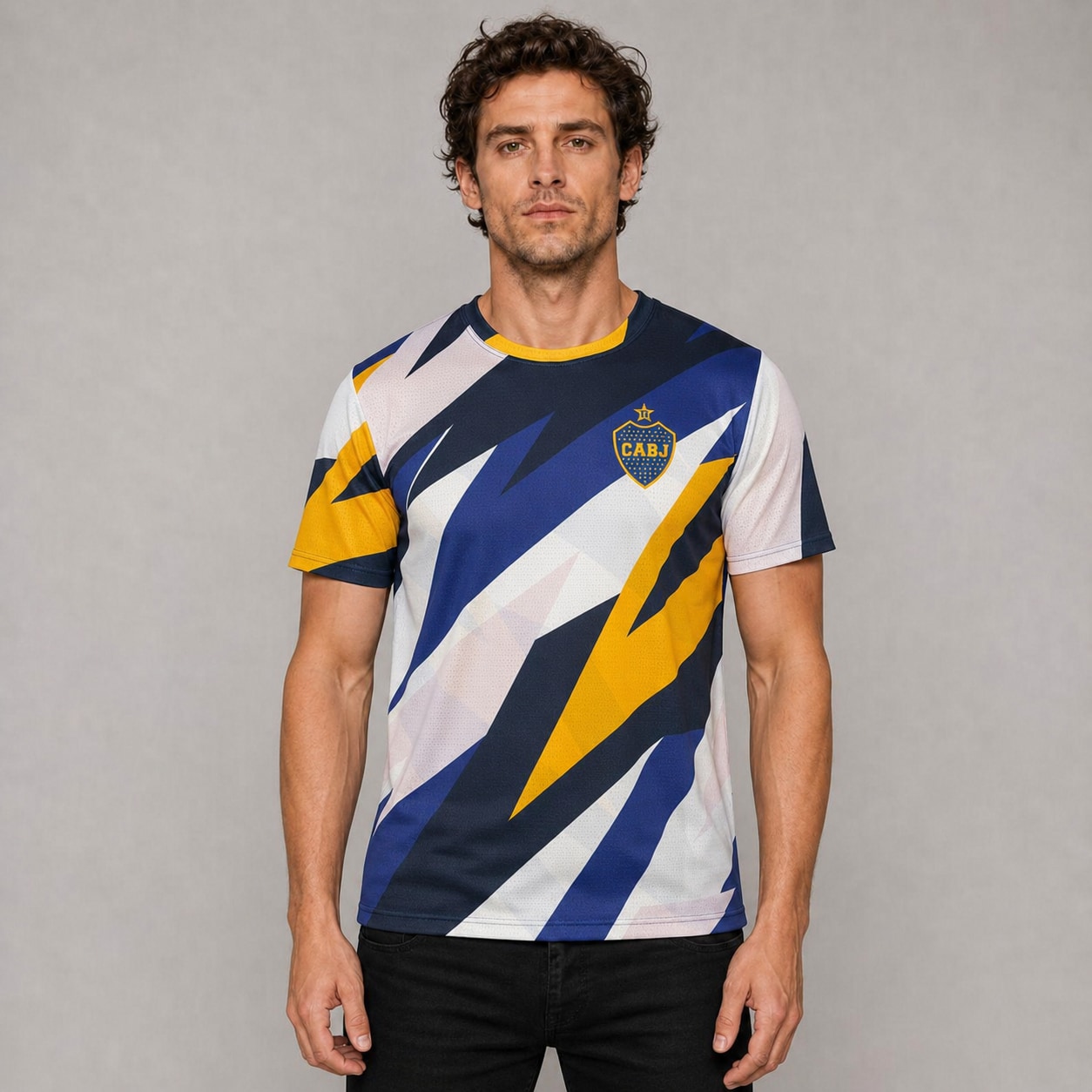 Camiseta Boca Juniors FR130 modelo oficial Ranwey