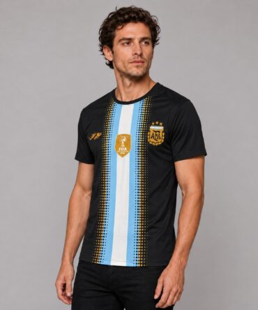 Camiseta Argentina Campeón Mundial FR208