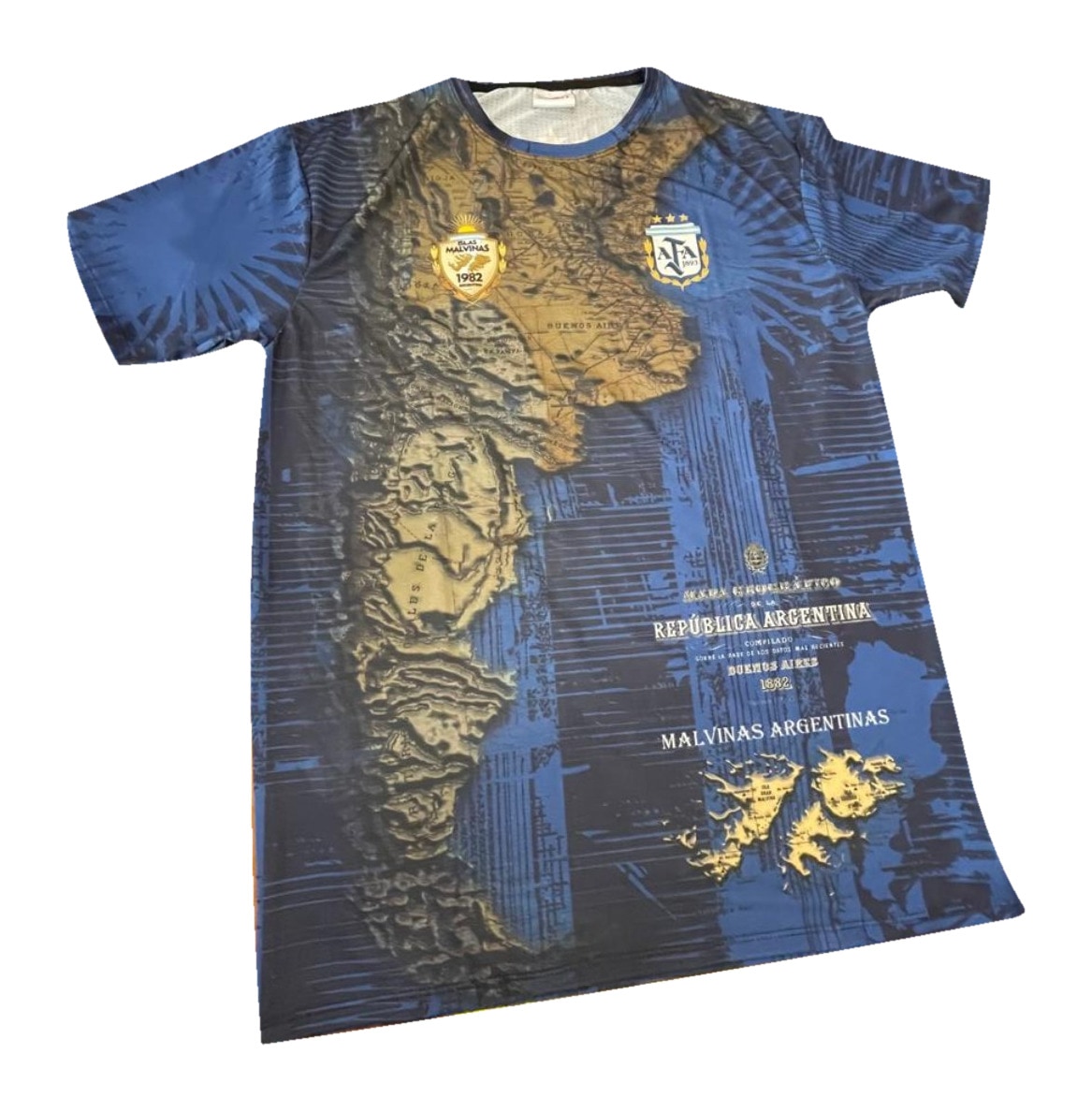 Camiseta Argentina homenaje Malvinas FR212