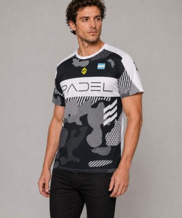 Camiseta de Pádel Ghost Match FTD002 modelo tres cuartos