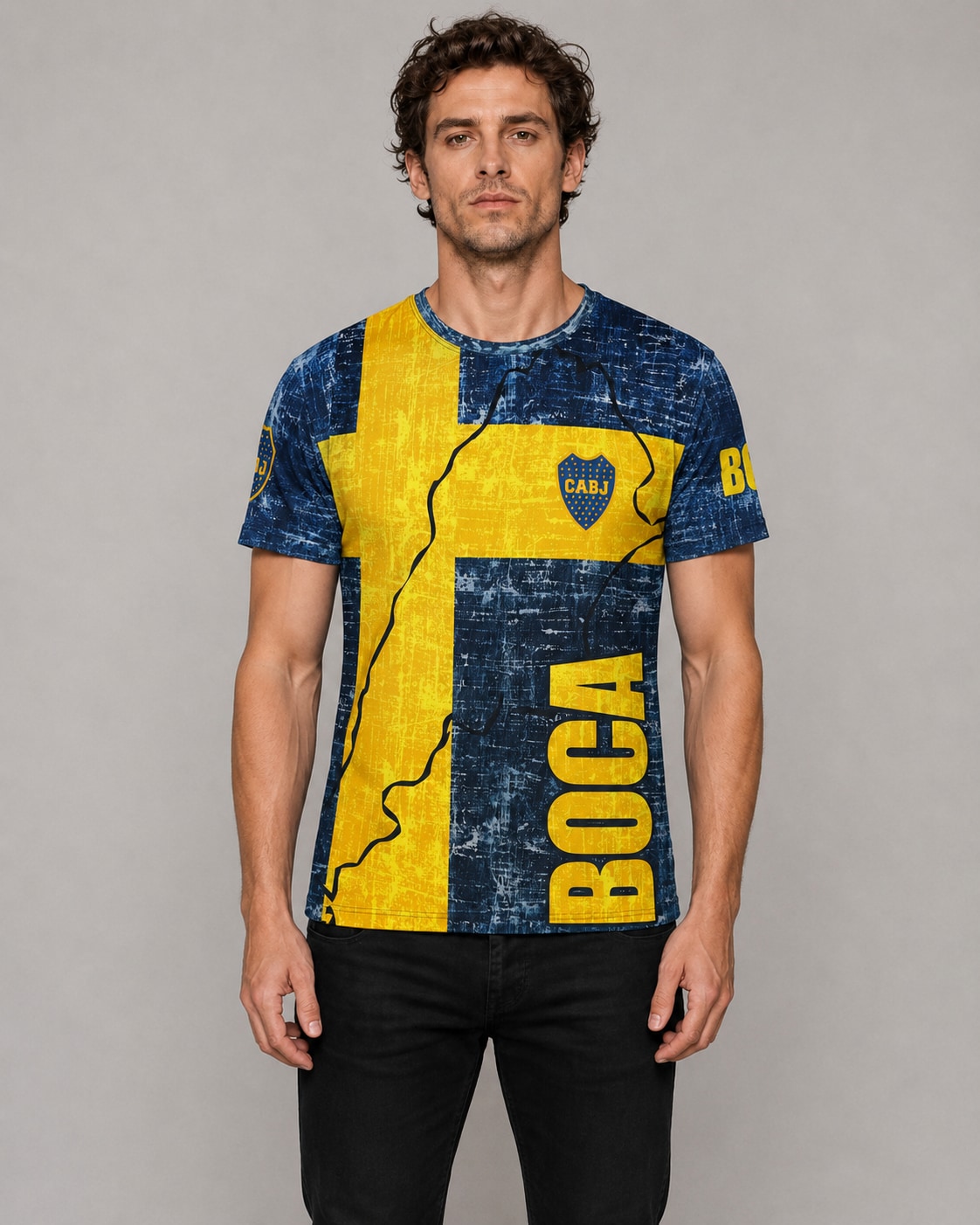 Camiseta Boca Juniors Fr059 Ranwey
