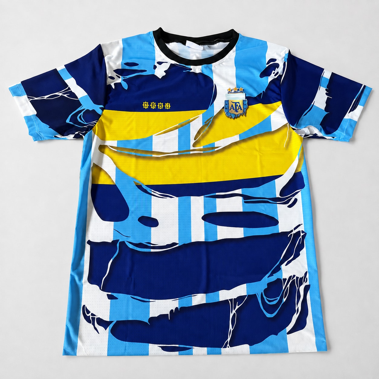 Camiseta Boca Argentina FR156 - foto real