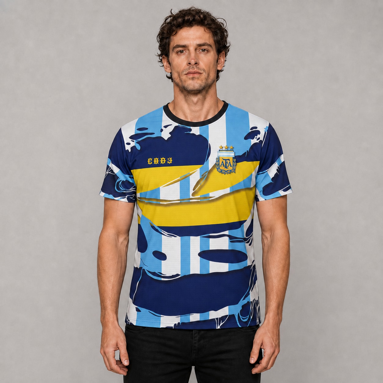 Camiseta Boca Argentina FR156 - modelo