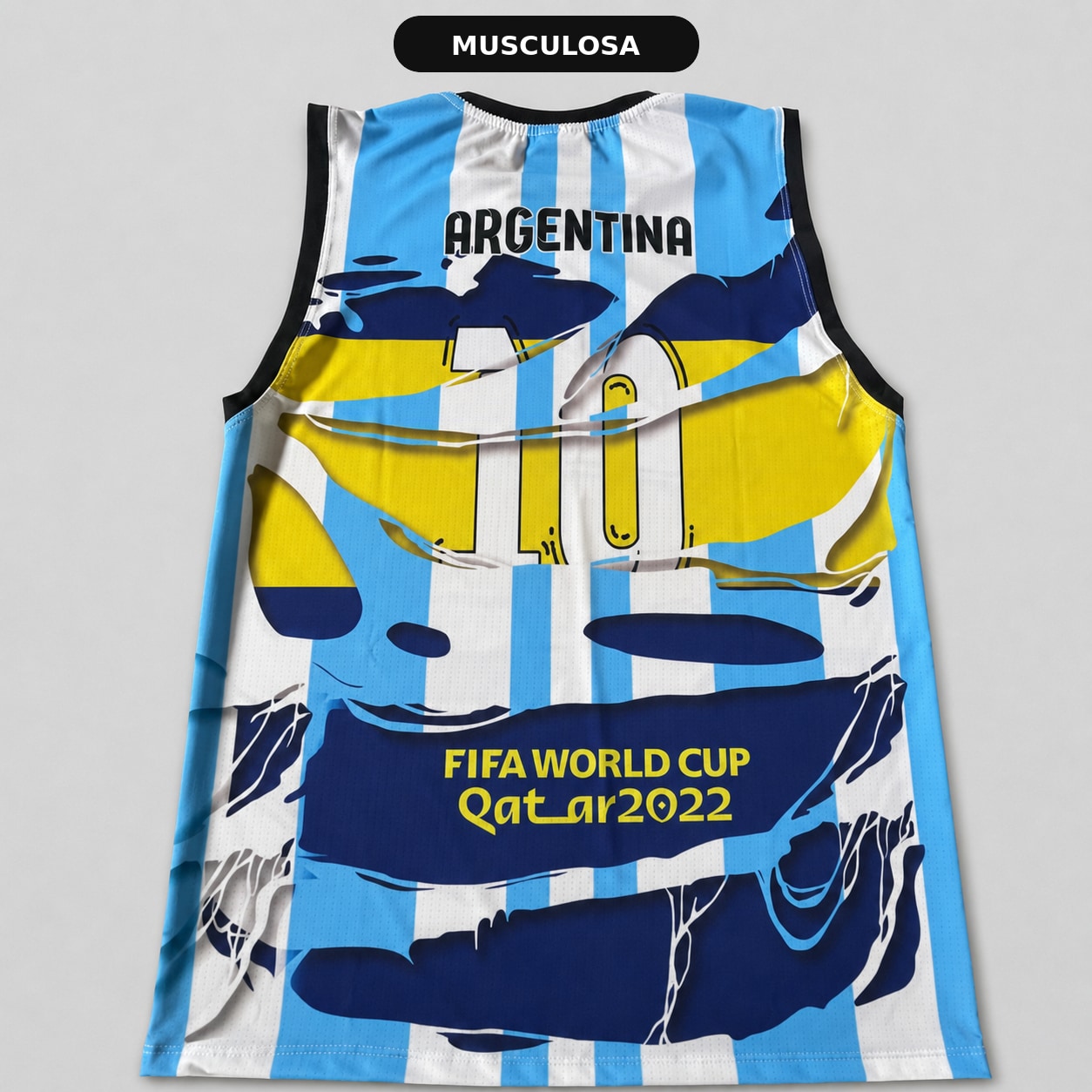 Camiseta Boca Argentina FR156 - musculosa