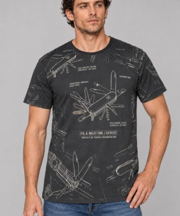 Remera MacGyver PR405 modelo frente